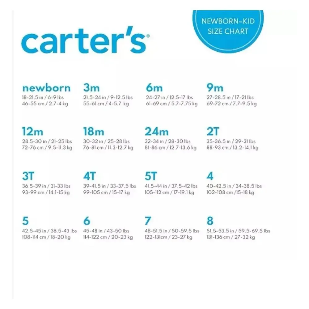 Carter's Baby Boys 3-Piece Bodysuit & Pants Long Sleeves Outfit Set For 6-Month‎